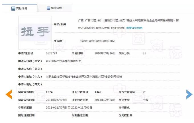商標(biāo)的在先使用大于持有商標(biāo)？“拉手”商標(biāo)爭(zhēng)議拉鋸戰(zhàn)打響
