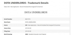 V社注冊“DOTA”新商標 網友猜測將在TI9公布新作