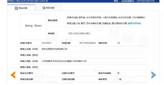 二審判定：“Going Down”作為商標(biāo)使用有不良影響（附判決書(shū)）
