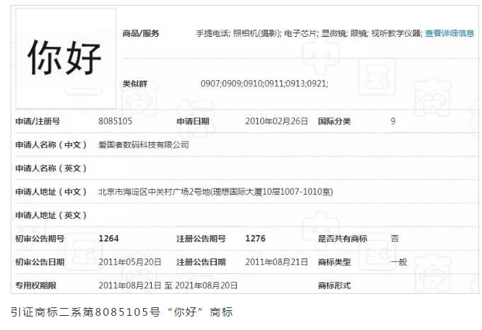 Hello=你好？ 近似不近似，看法院說法！