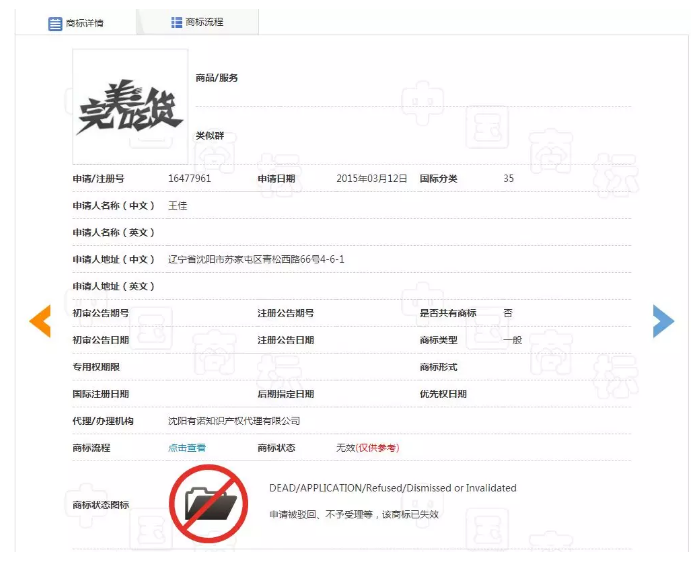 “完美吃貨”不完美，注冊商標被駁回！