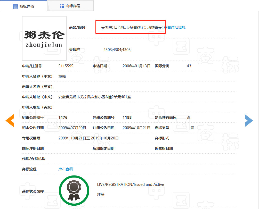“粥杰倫”商標已經出現了，“菜依林”還會遠嗎？