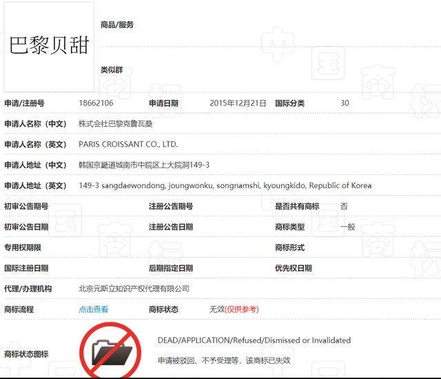 韓國企業(yè)“巴黎系”商標(biāo)不允注冊，英文商標(biāo)或?qū)o效，須考慮法律