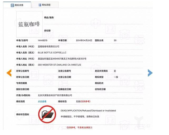 藍瓶咖啡在華告對手山寨，進軍內地將繞不開商標戰?