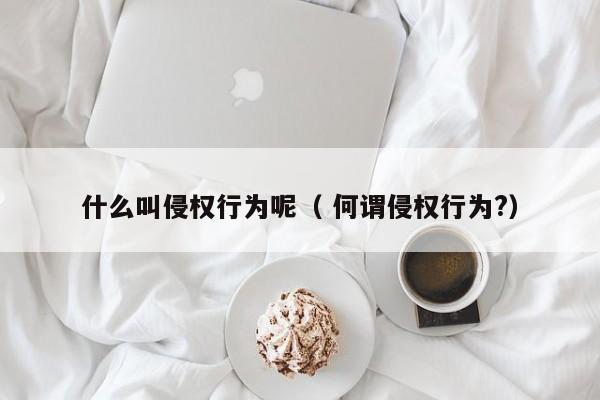 什么叫侵權行為呢（ 何謂侵權行為?）