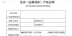 經營場所證明怎么寫模板(經營場所證明圖片)