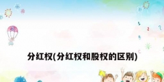 分紅權(分紅權和股權的區別)