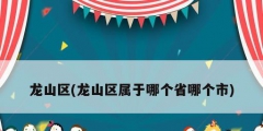 龍山區(龍山區屬于哪個省哪個市)